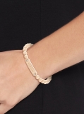 Gold Carnation Gold Beads Bracelet  Women
