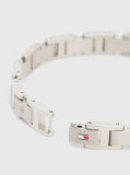 Silver Stainless Steel Flat Chain-Link Bracelet  Men
