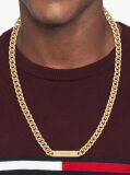 Gold Gold-Tone Chunky Chain Link Necklace  Men