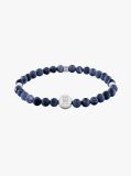 Blue Stainless Steel Bracelet with Sodalite  Men