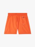 Orange Original Logo Mid Length Swim Shorts  Boys