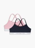 Multi 2-Pack Signature Logo Crossover Strap Bralettes  Girls