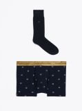 Multi Print Trunks And Socks Gift Set  Men