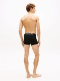 Black 3-Pack Logo Waistband Trunks  Men