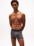 Multi 3-Pack Microfibre Logo Waistband Trunks  Men