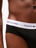 Black 3-Pack Signature Logo Waistband Briefs  Men