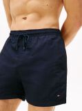 Blue Essential Mid Length Swim Shorts  Men