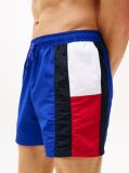 Blue Hilfiger Flag Slim Mid Length Swim Shorts  Men