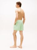 Green Signature Logo Mid Length Swim Shorts  Men