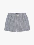 Multi Print Mid Length Swim Trunks  Men