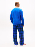 Blue TH Original Flannel Pyjamas And Slippers Gift Box  Men