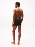 Black 3-Pack Signature Microfibre Trunks  Men