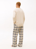 Multi Essential Waffle Knit Flannel Pyjama Gift Box  Men
