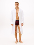 White Cotton Toweling Bathrobe  Men