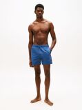 Blue Original Logo Mid Length Swim Shorts  Men