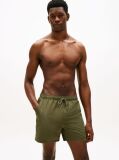Green Original Logo Mid Length Swim Shorts  Men