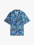Multi Essential Print Bowling Shirt  Men
