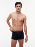 Blue 3-Pack TH Original Logo Waistband Trunks  Men