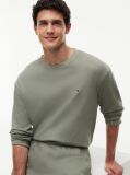 Green TH Original Waffle Knit Pyjama Set  Men