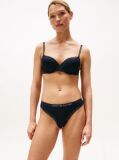 Blue Tonal Lace Demi-Cup Bra  Women
