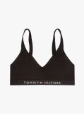 Μαύρο Σουτιέν Bralette Με Ενίσχυση Και Λογότυπο  Γυναίκες