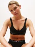 Μαύρο Σουτιέν Bralette Με Ενίσχυση Και Λογότυπο  Γυναίκες