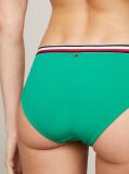 Green Global Stripe Ribbed Hipster Bikini Bottoms  Women