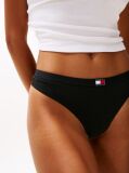 Black 5-Pack Heritage Flag Logo Thongs  Women