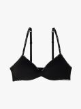 Black Repeat Logo Non-Wired Push-Up Bra  Women