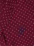 Red Essential Print Embroidery Relaxed Pyjama Shirt  Women