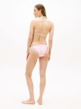 Multi Seersucker Logo Embroidery Triangle Bikini Top  Women