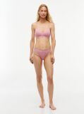 Pink Signature Logo Microfibre Thong  Women