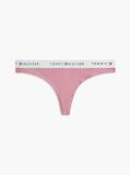 Pink Signature Logo Microfibre Thong  Women