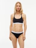Black Signature Logo Microfibre Briefs  Women