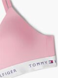 Pink Signature Logo Push-Up Microfibre Bralette  Women