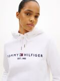 Άσπρο Essential Hoodie Με Λογότυπο  Γυναίκες