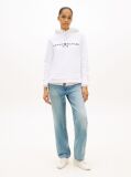 Άσπρο Essential Hoodie Με Λογότυπο  Γυναίκες