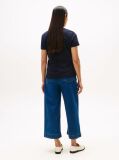 Blue Organic Cotton Logo T-Shirt  Women