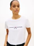 White Organic Cotton Logo T-Shirt  Women