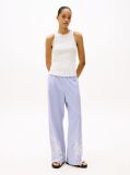 White Ribbed Slim Fit Tank Top  Women