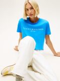 Blue Logo Crew Neck T-Shirt  Women