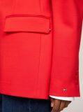Κόκκινο Blazer Σε Slim Γραμμή Με Μονή Σειρά Κουμπιών  Γυναίκες