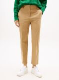 Brown Slim Fit Straight Leg Chinos  Women