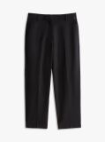 Black Slim Fit Straight Leg Chinos  Women