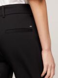 Black Slim Fit Straight Leg Chinos  Women