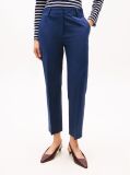Blue Slim Fit Straight Leg Chinos  Women