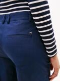 Blue Slim Fit Straight Leg Chinos  Women