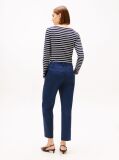 Blue Slim Fit Straight Leg Chinos  Women