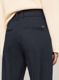 Blue Slim Fit Straight Leg Chinos  Women