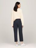 Blue Slim Fit Straight Leg Chinos  Women